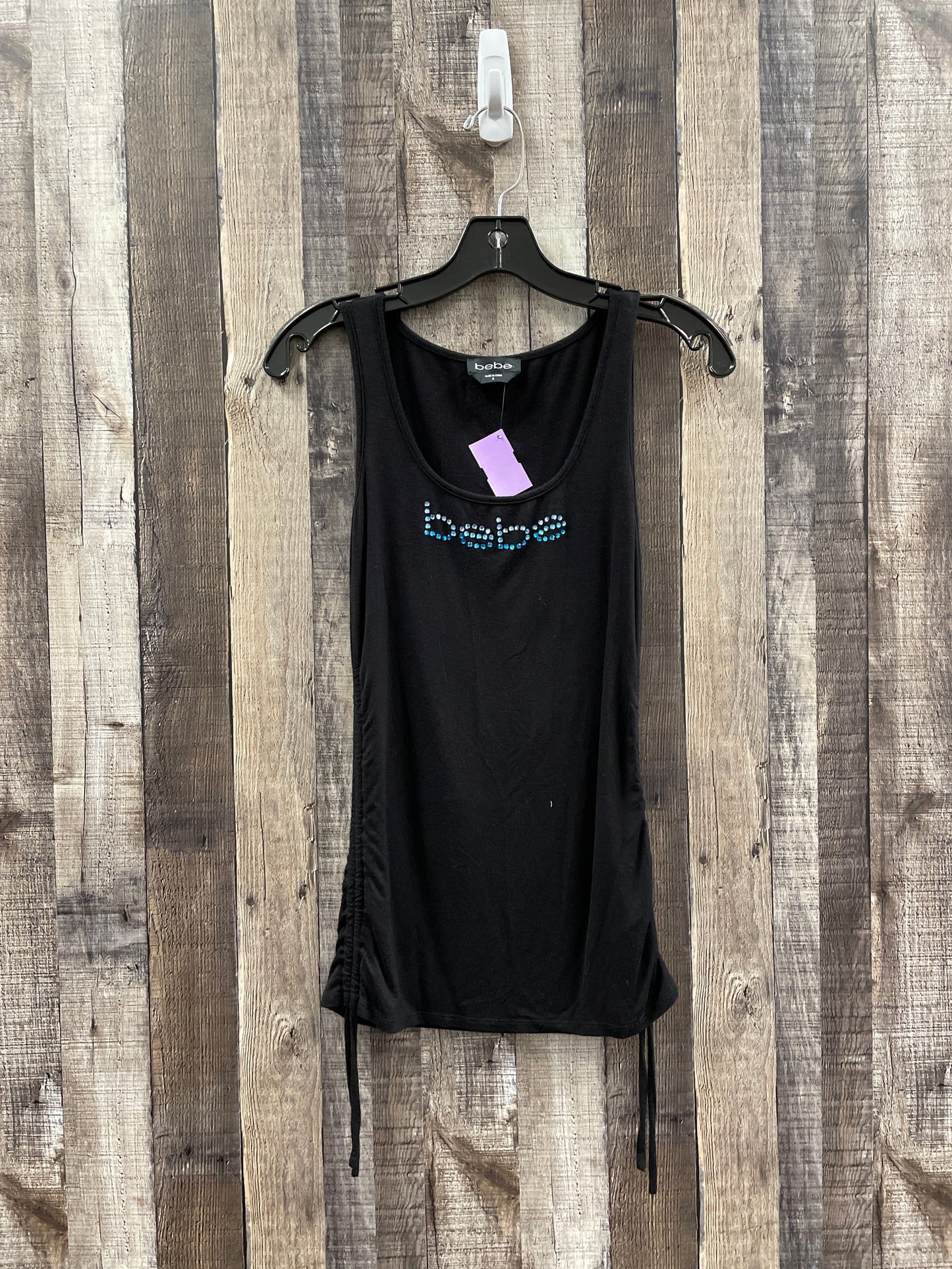 Black Top Sleeveless Bebe, Size S