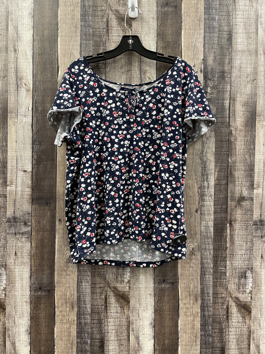 Top Short Sleeve By Chaps  Size: 2x