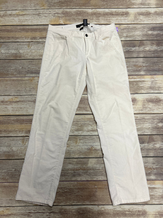 White Jeans Straight Calvin Klein, Size 12