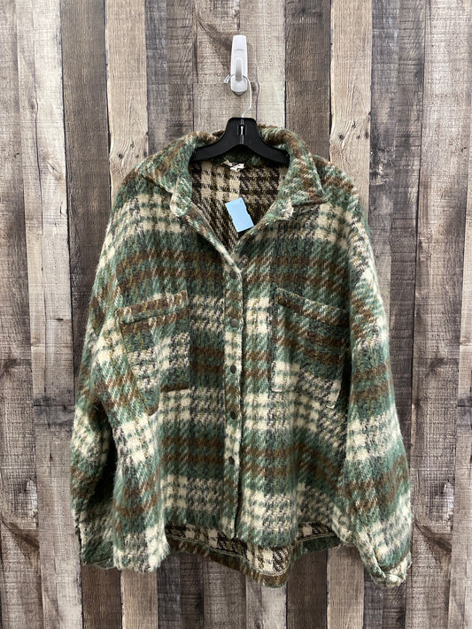 Jacket Other By Pol In Plaid Pattern, Size: M