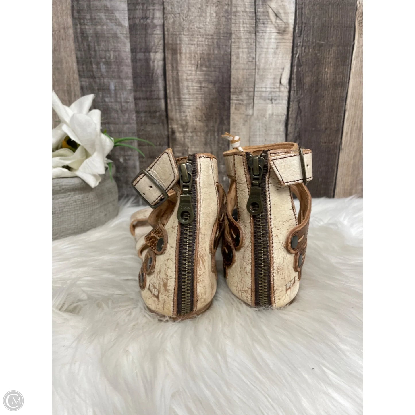 Sandals Flats By Bed Stu In Brown, Size: 8.5