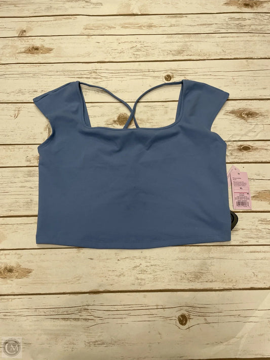 Top Short Sleeve Basic By Wild Fable In Blue, Size: Xl