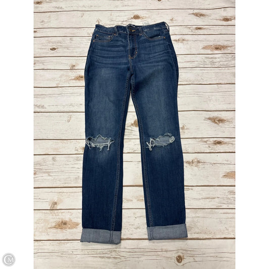 Jeans Skinny By Hollister In Blue Denim, Size: 0