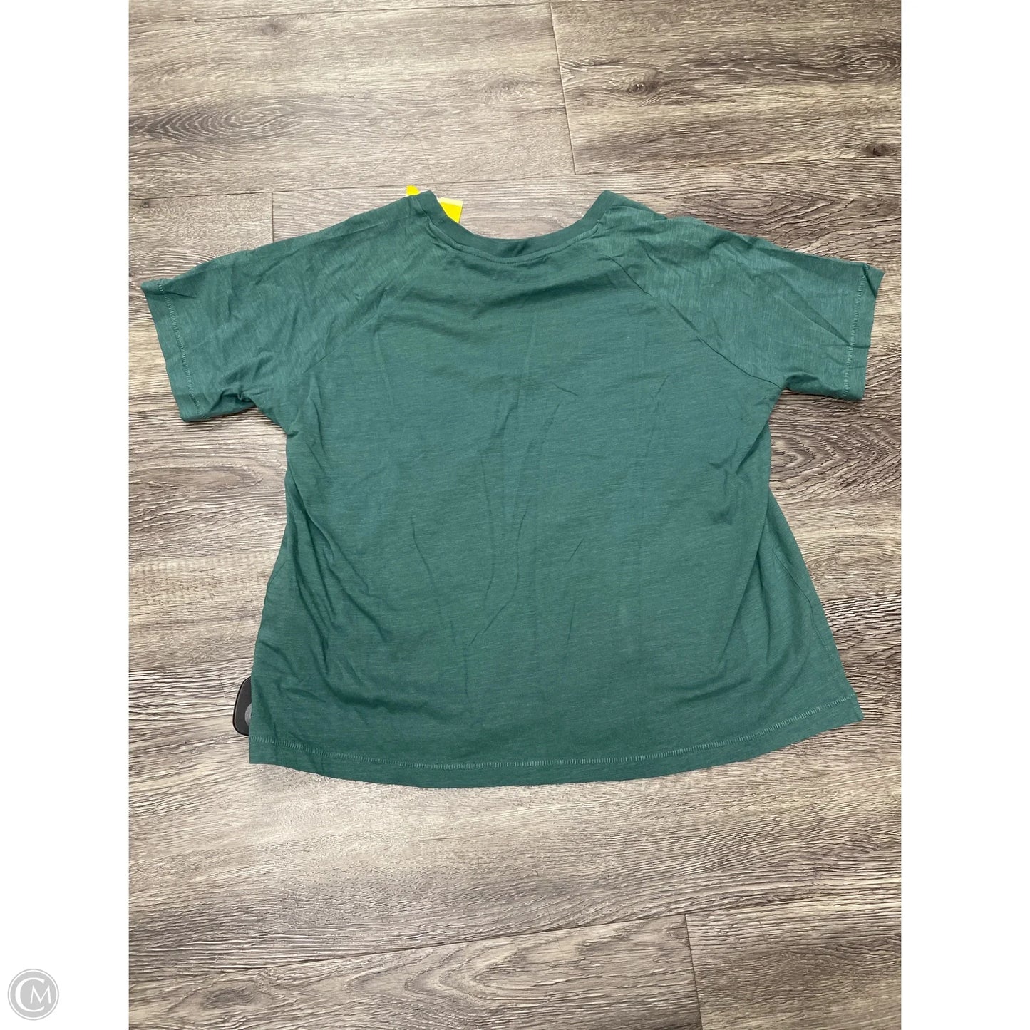 Top Short Sleeve By Levis In Green, Size: M