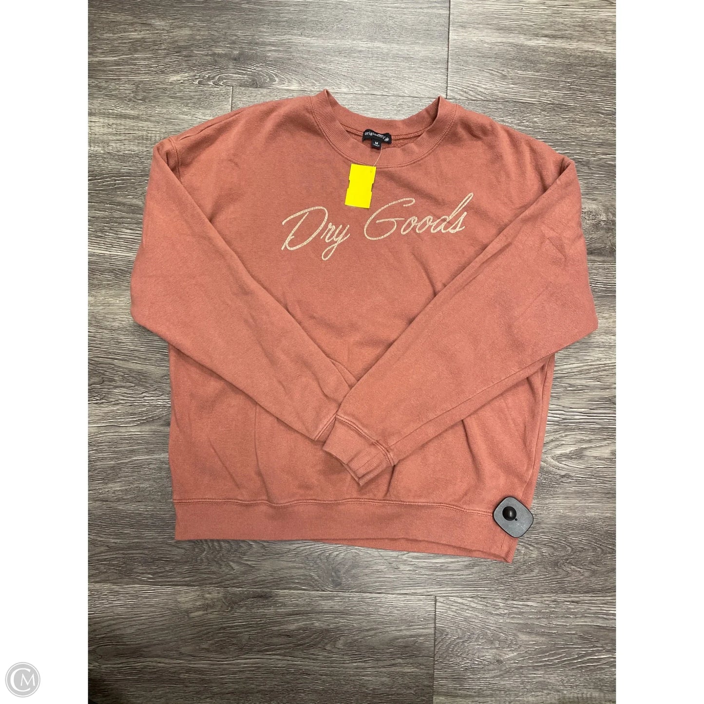 Sweatshirt Collar By Originality In Brown, Size: M