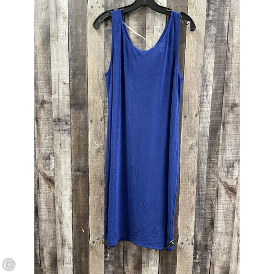 Dress Casual Maxi By Chicos In Blue, Size: L
