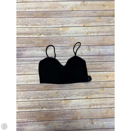 Top Sleeveless By Zara In Black, Size: L