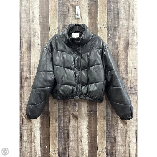 Coat Puffer & Quilted By Celebrity Pink In Black, Size: Xl