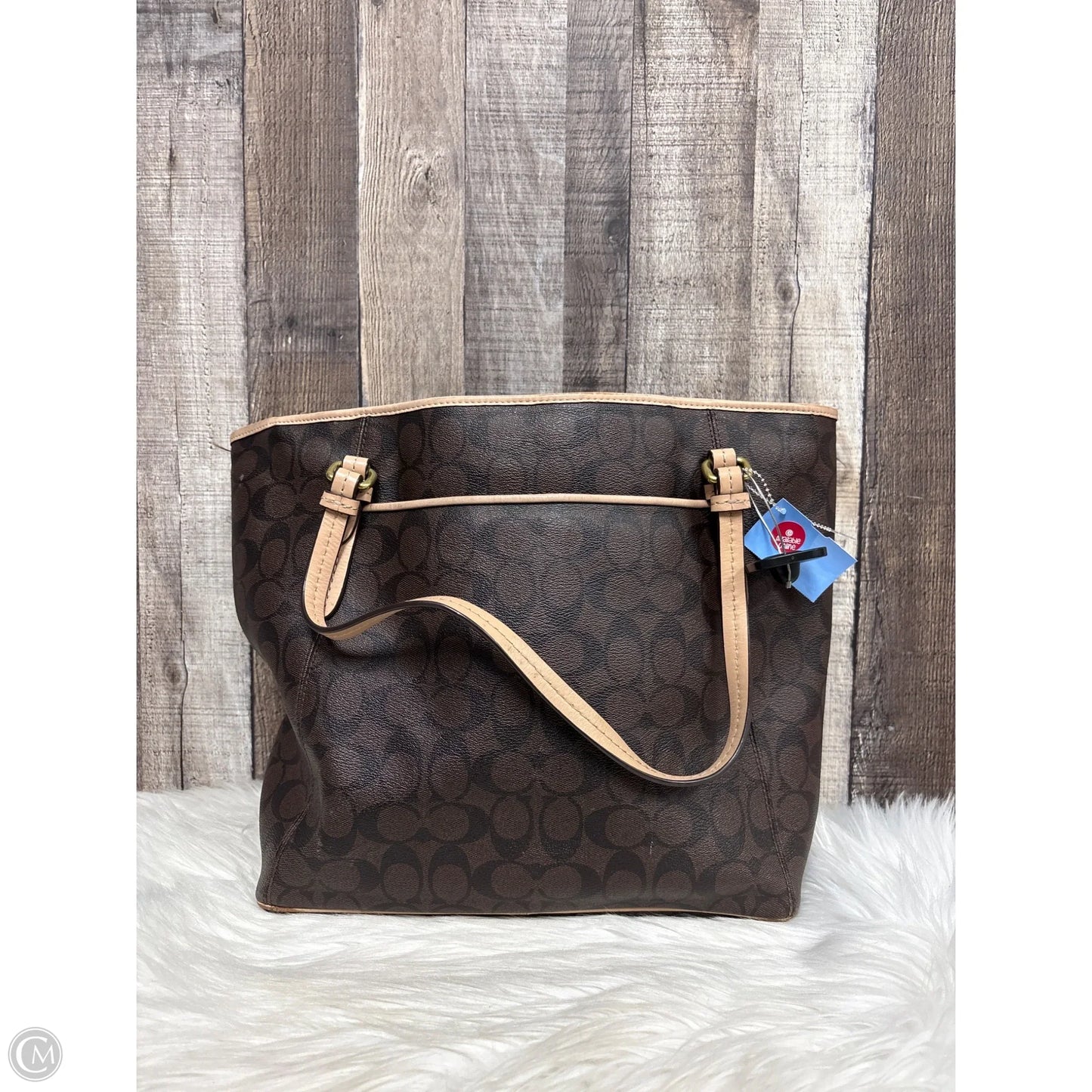 Handbag Designer By Coach, Size: Large