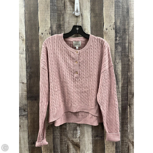 Sweater By Pink Lily In Pink, Size: S