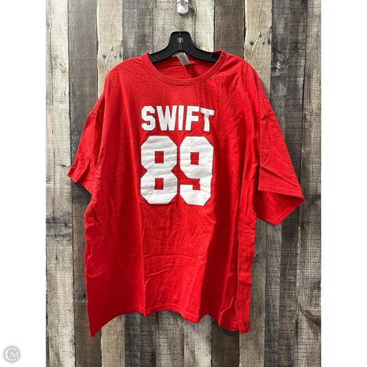 Top Short Sleeve By Gildan In Red, Size: Xl