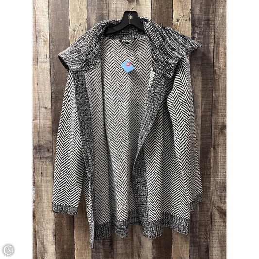 Sweater Cardigan By White House Black Market In Black & White, Size: Xl