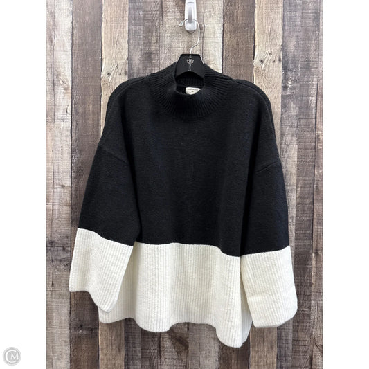Sweater By World Market In Black & Cream, Size: Osfm