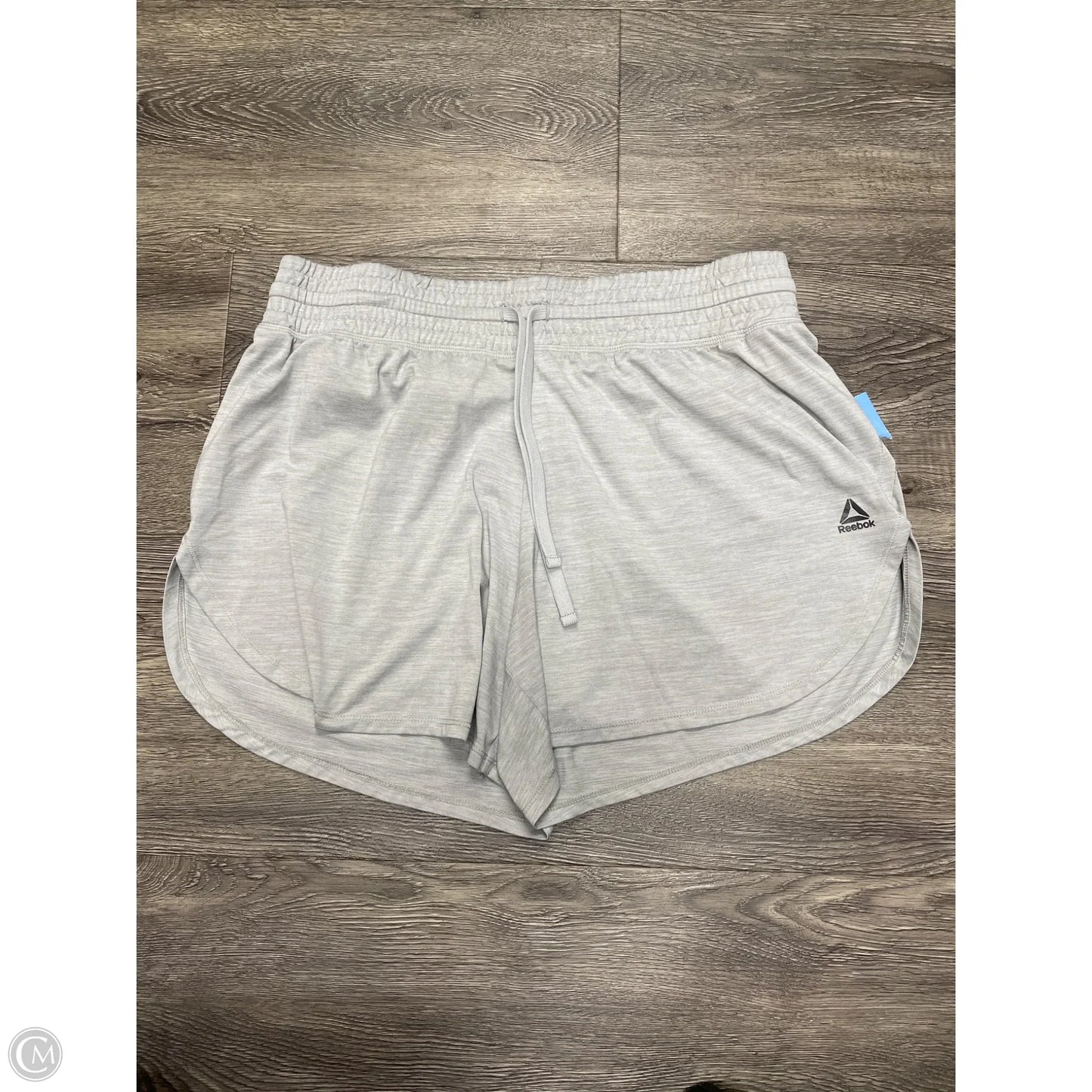 Athletic Shorts By Reebok In Grey, Size: L