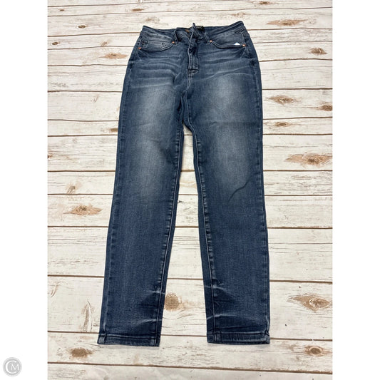Jeans Skinny By Judy Blue In Blue Denim, Size: 8