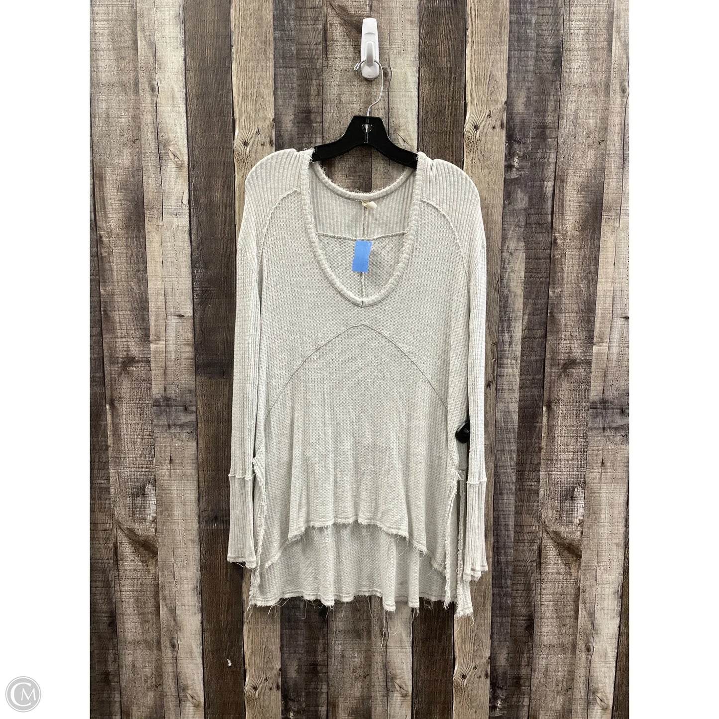 Top Long Sleeve By Free People In Grey, Size: S