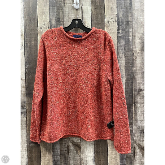 Sweater By Charter Club In Red, Size: L