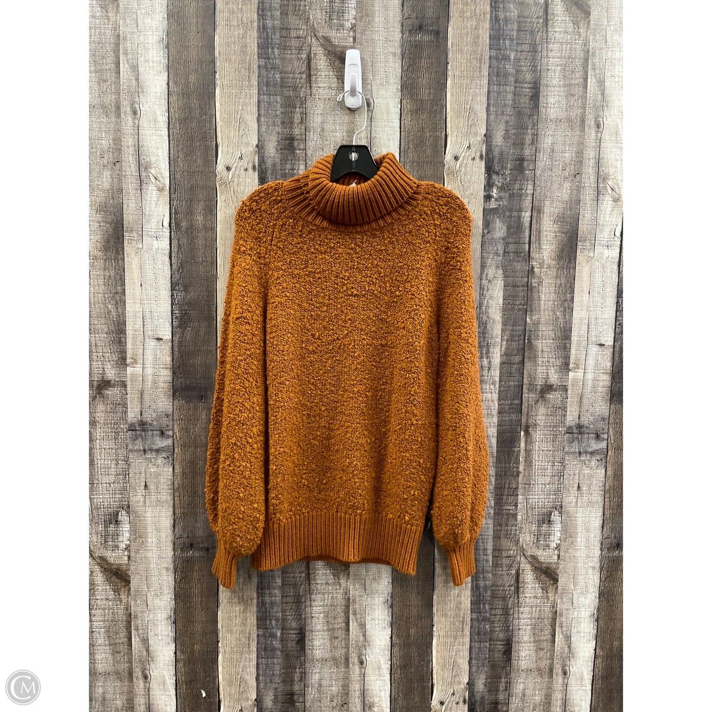 Sweater By Who What Wear In Brown, Size: M