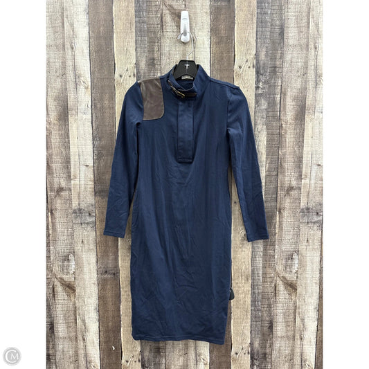 Dress Casual Midi By Ralph Lauren In Navy, Size: Xsp