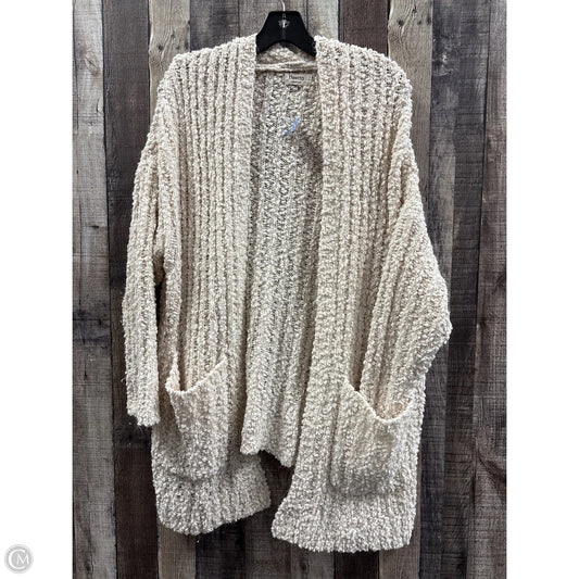 Sweater Cardigan By Cme In Cream, Size: S