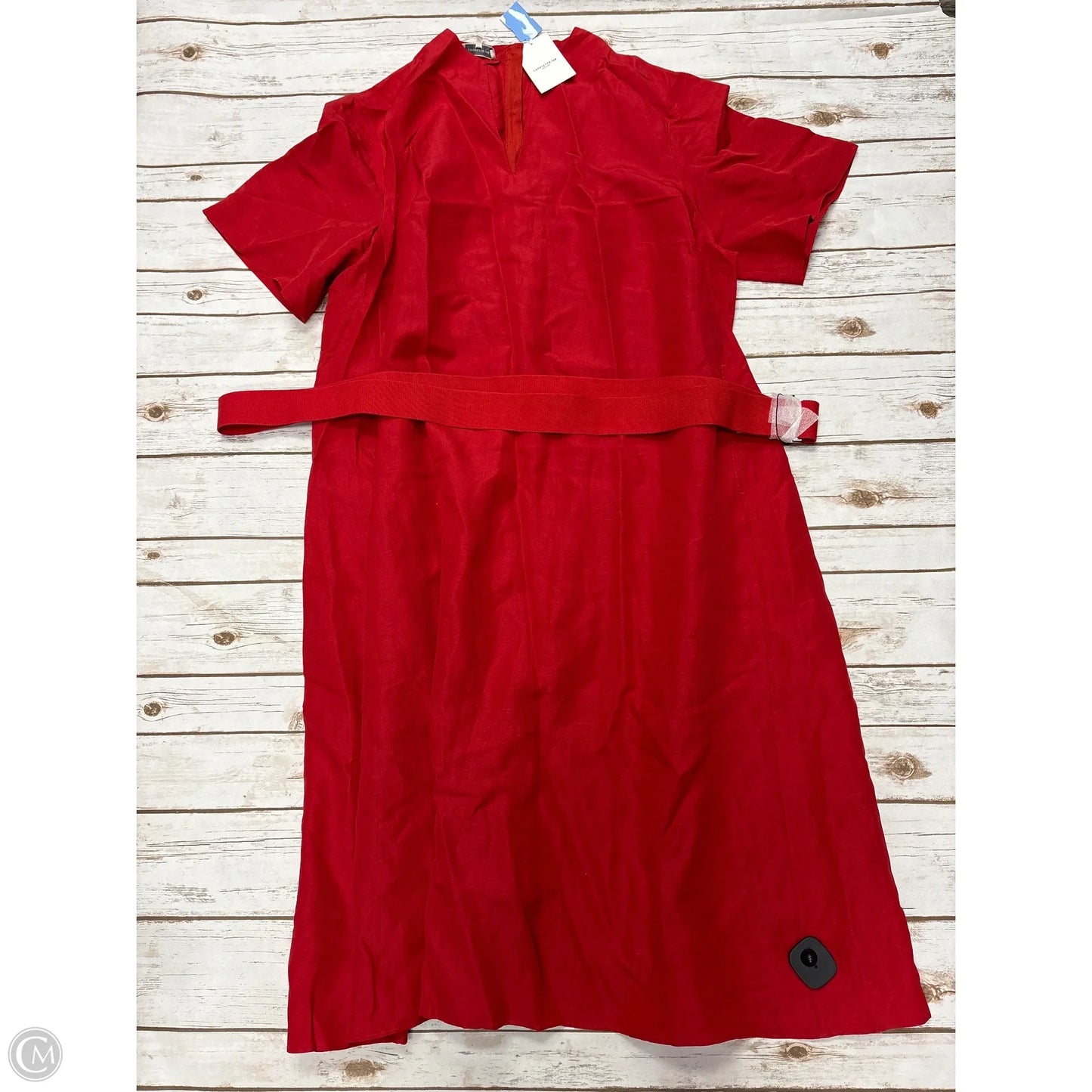 Dress Designer By Lafayette 148 In Red, Size: 3x