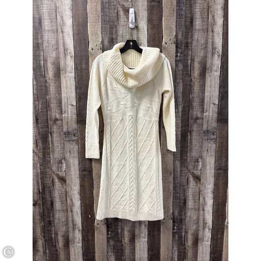 Dress Sweater By In Studio In Cream, Size: M