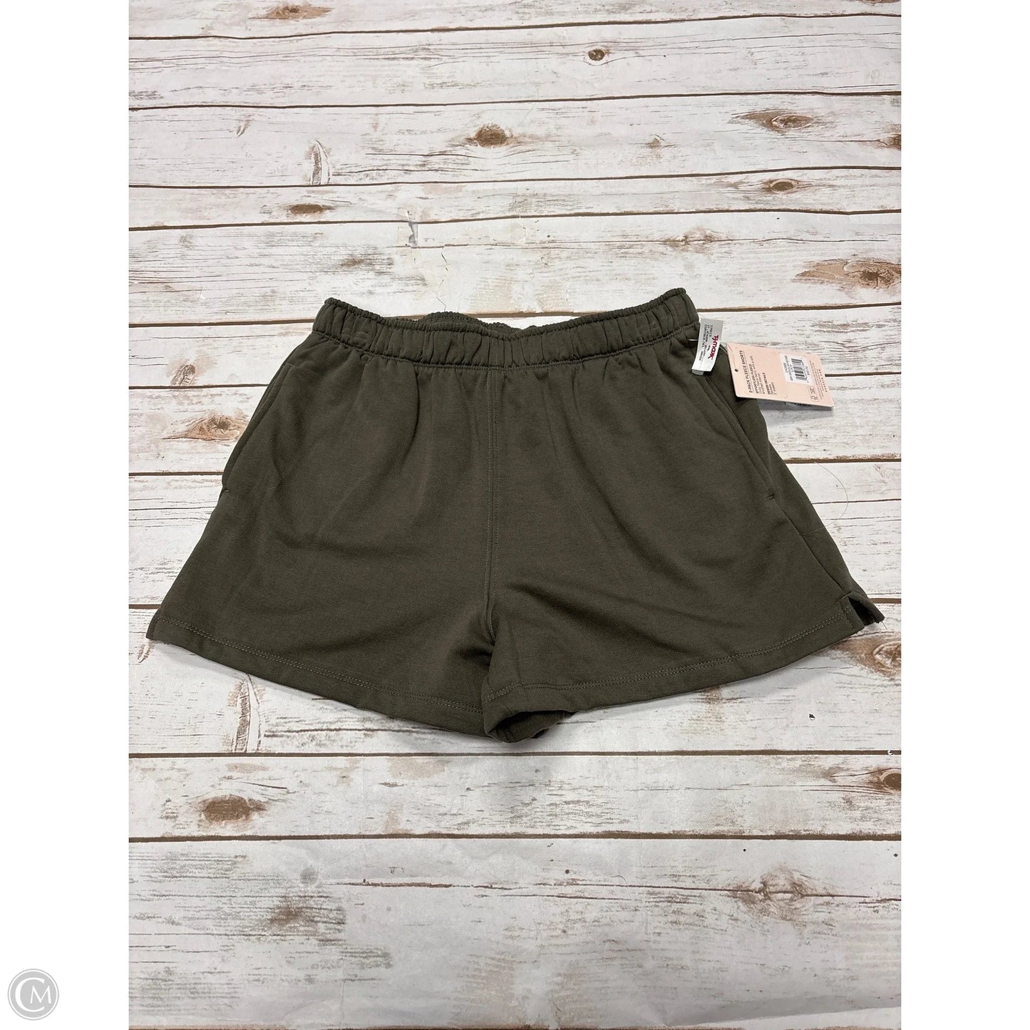 Athletic Shorts By Danskin In Green, Size: 0