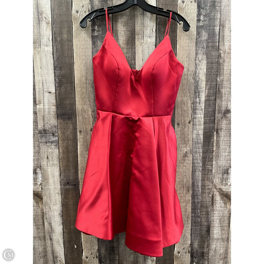 Dress Party Midi By Cme In Red, Size: 4