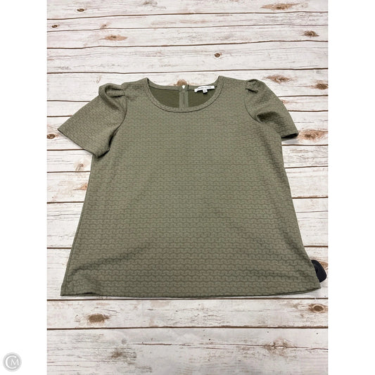 Top Short Sleeve By Rose And Olive In Green, Size: L
