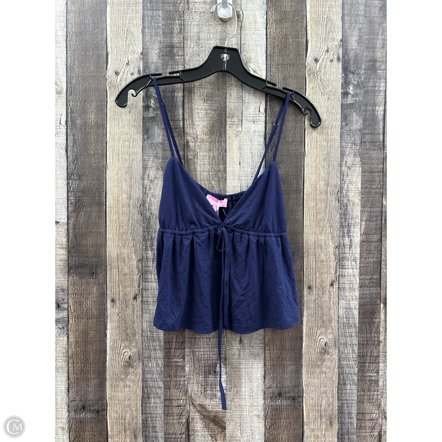 Top Sleeveless By Edikted In Navy, Size: M
