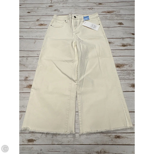 Jeans Wide Leg By Cme In Cream, Size: 10