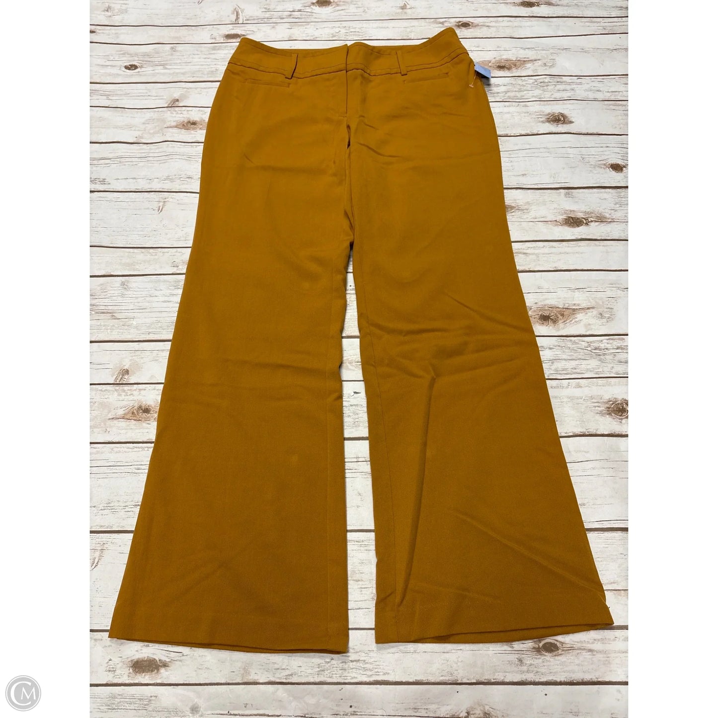 Pants Dress By Apt 9 In Gold, Size: 12