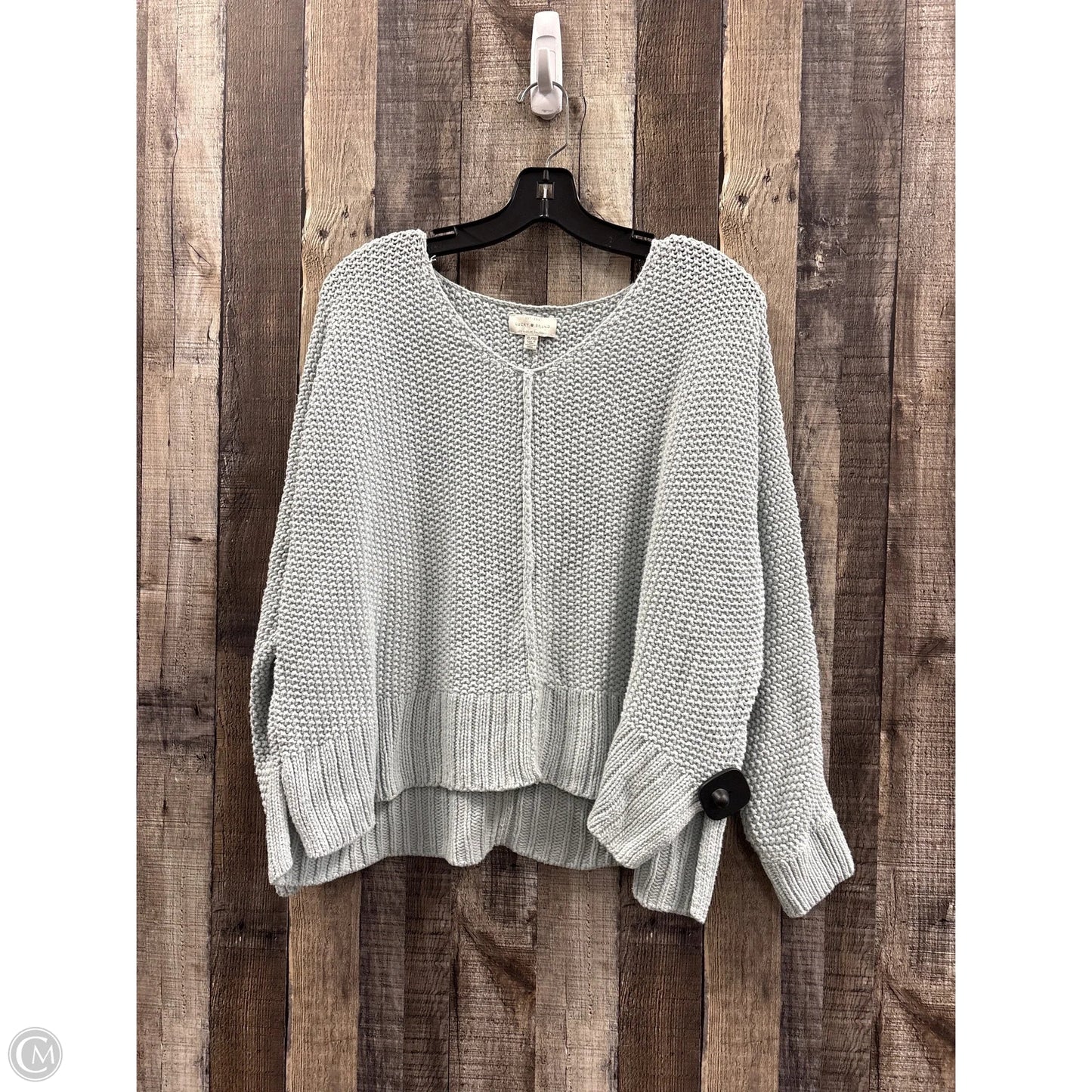 Sweater By Lucky Brand In Blue, Size: Xl