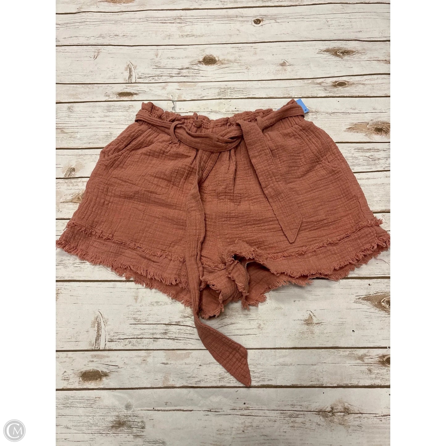 Shorts Set By Loveriche In Peach, Size: L