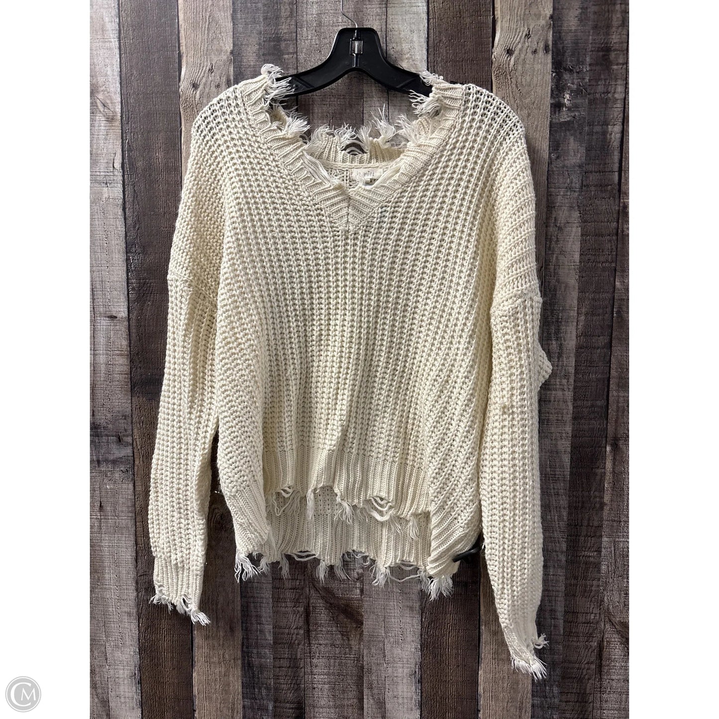 Sweater By La Miel In Cream, Size: S