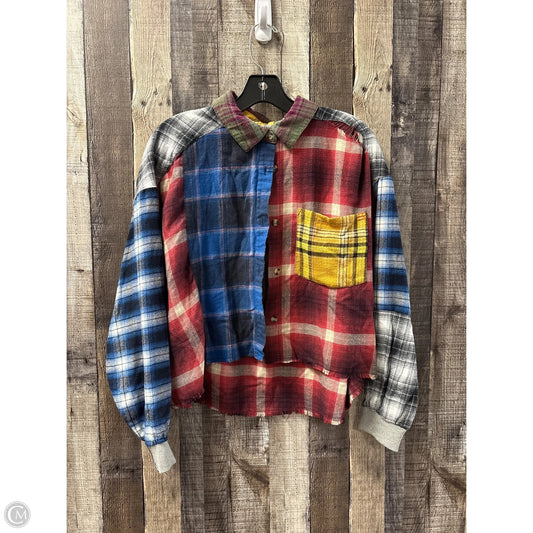Top Long Sleeve By Bdg In Multi-colored, Size: M