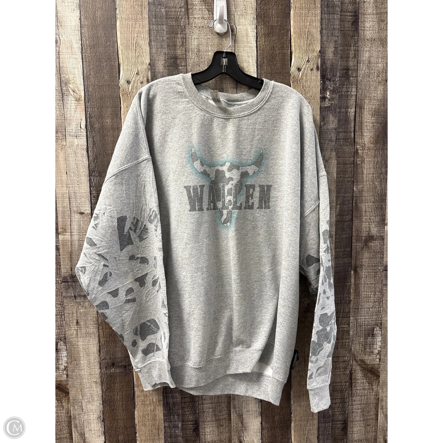 Sweatshirt Crewneck By Gildan In Grey, Size: 3x