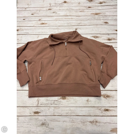 Athletic Jacket By Old Navy In Brown, Size: 2x