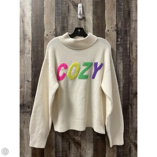 Sweater By A New Day In Cream, Size: M