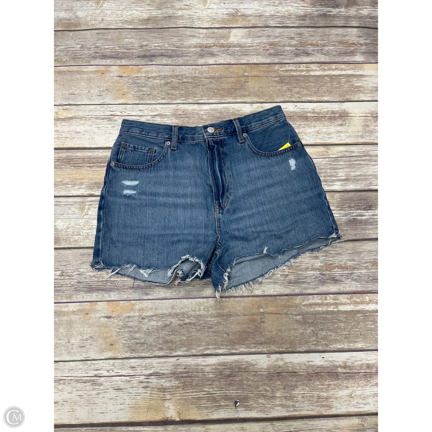 Shorts By Uniqlo In Blue Denim, Size: 6