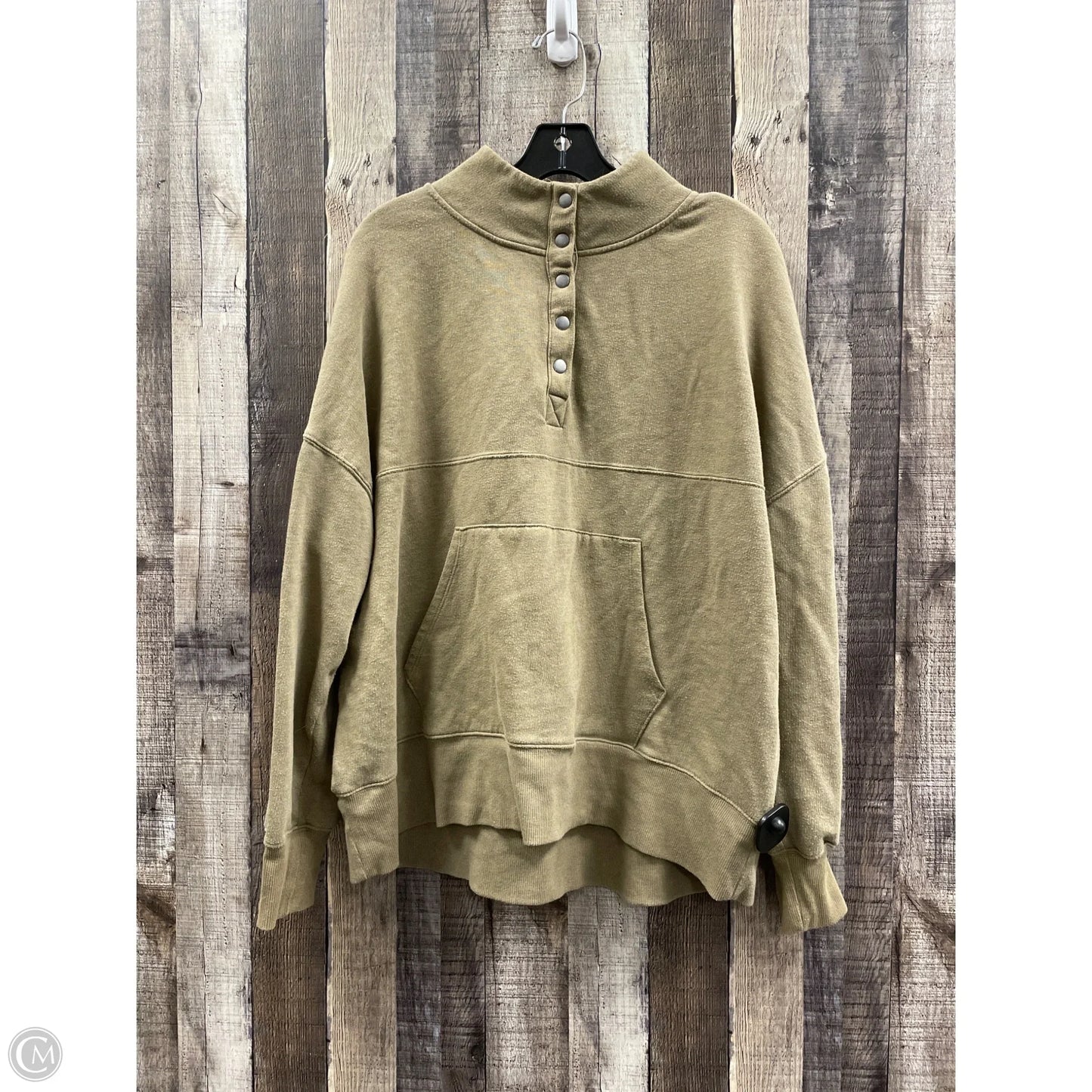 Jacket Shirt By So In Green, Size: Xl
