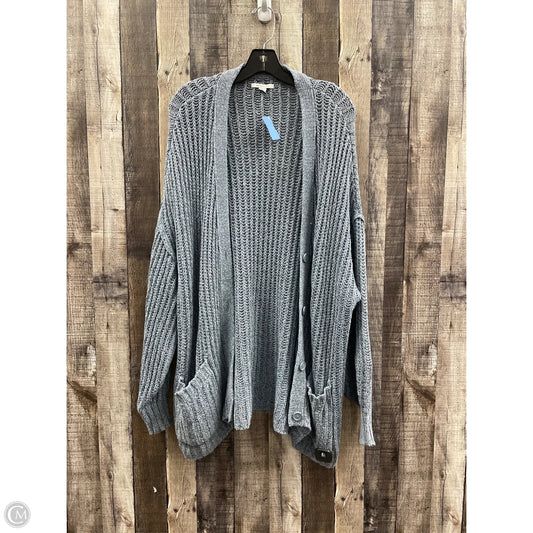 Sweater Cardigan By American Eagle In Blue, Size: L