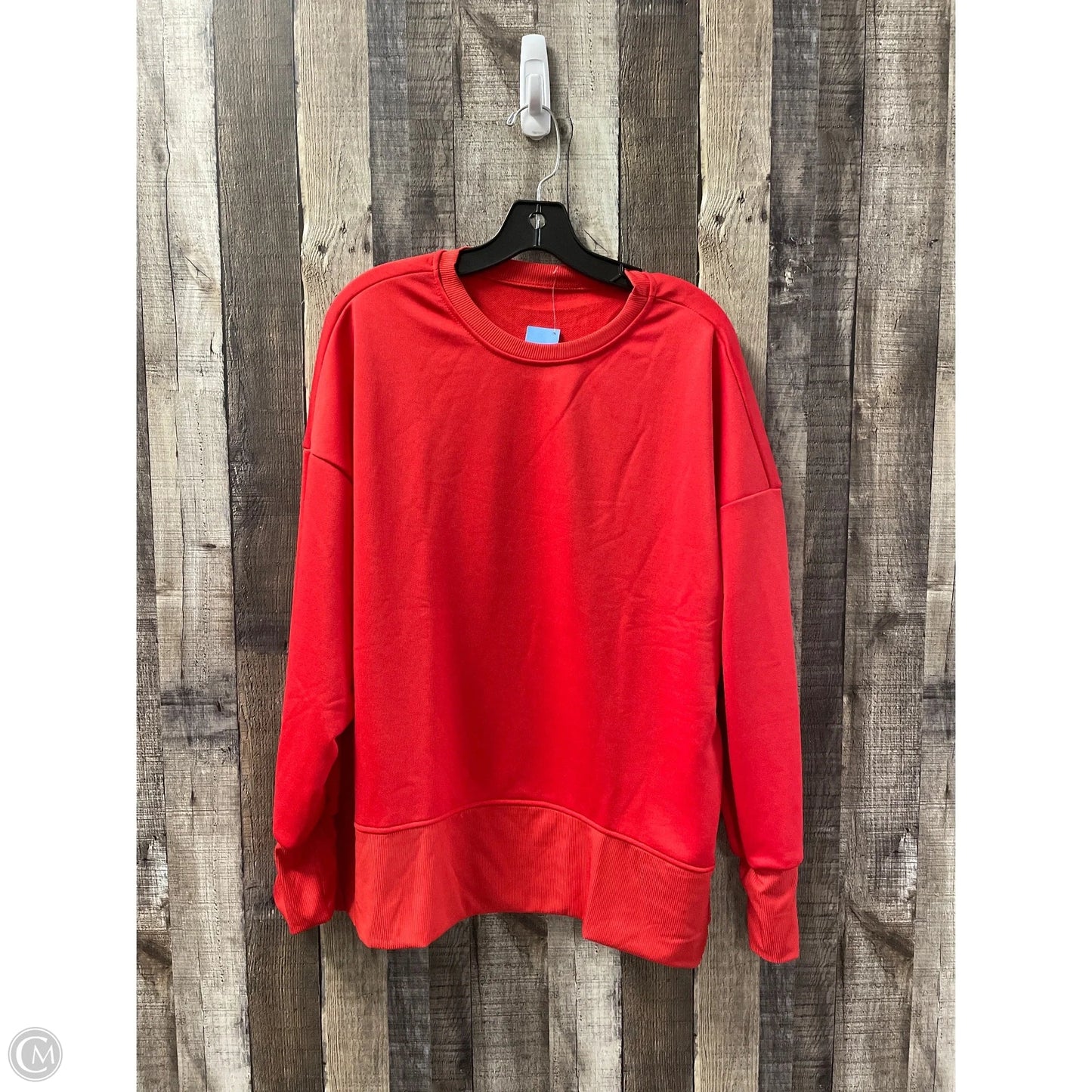 Sweatshirt Collar By Cme In Red, Size: L