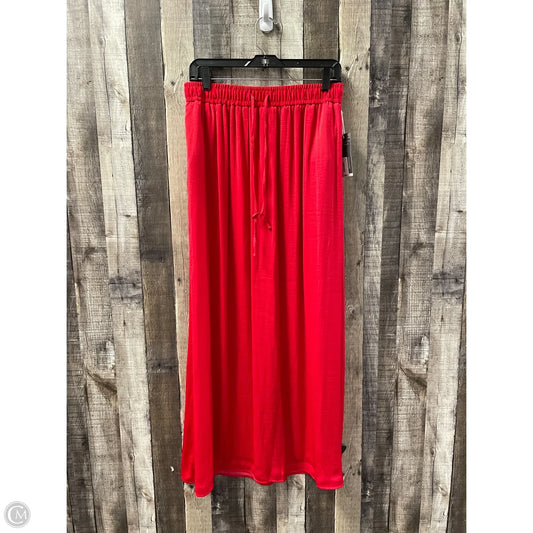 Skirt Maxi By Worthington In Red, Size: S