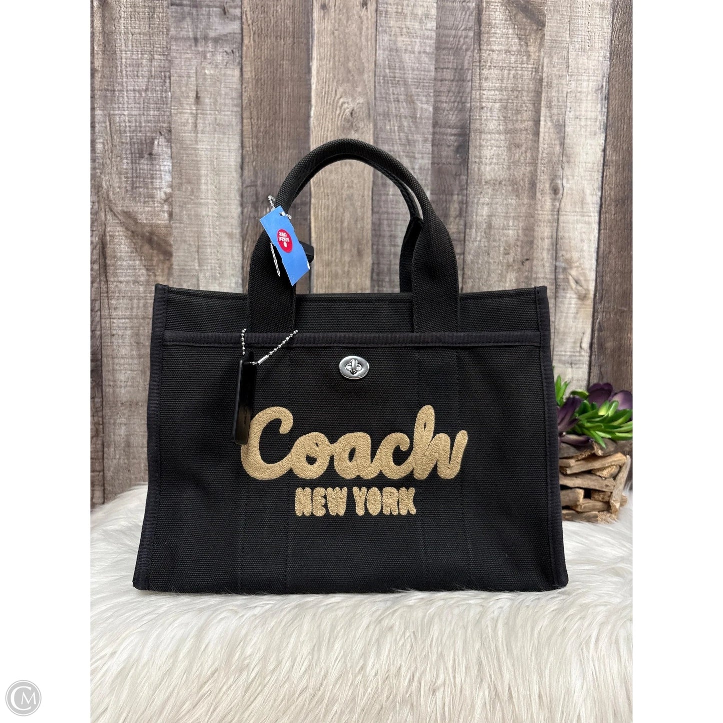 Tote Designer By Coach, Size: Medium