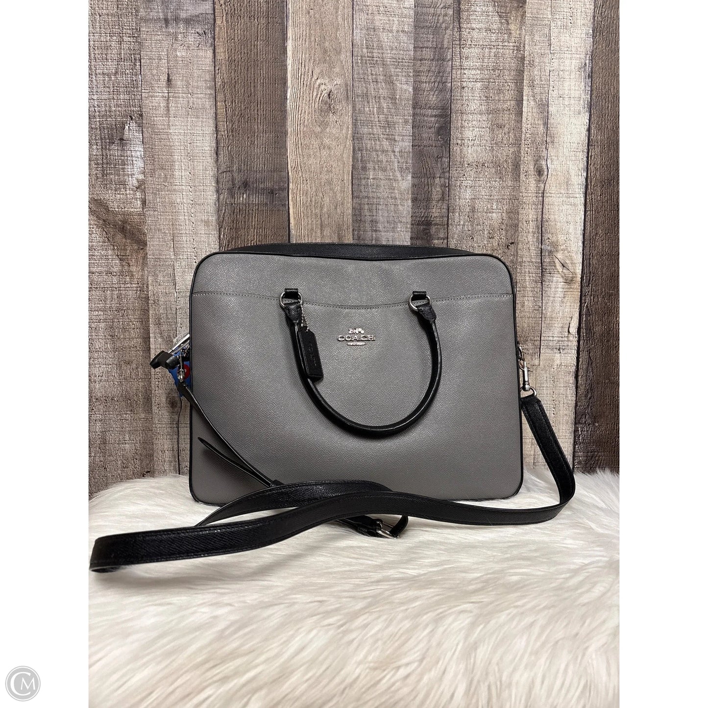 Laptop Bag Designer By Coach, Size: Large