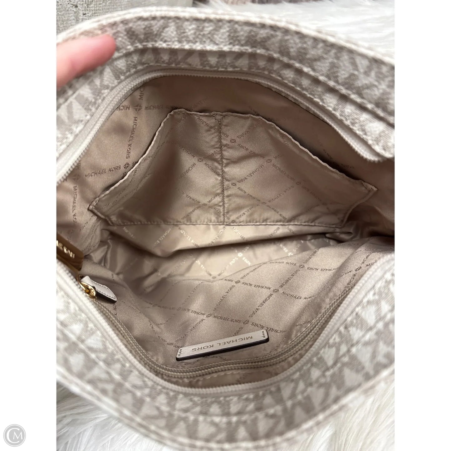 Crossbody Designer By Michael Kors, Size: Medium