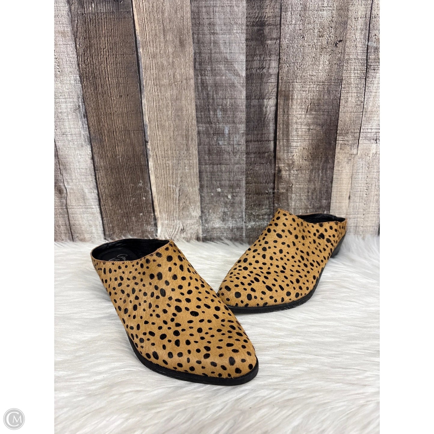 Shoes Flats By Crown Vintage In Animal Print, Size: 7.5