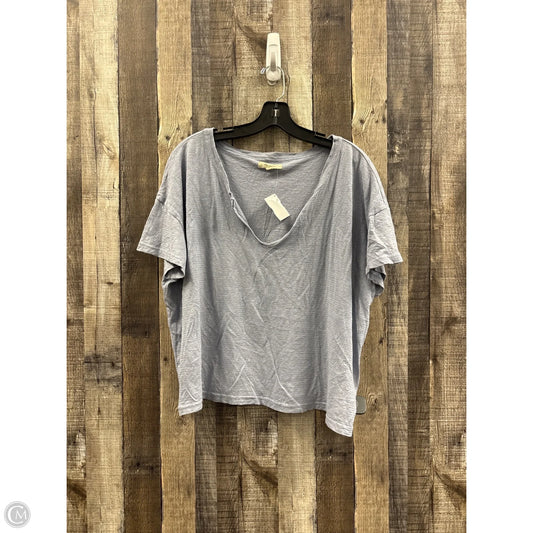 Top Short Sleeve Basic By Madewell In Purple, Size: Xl
