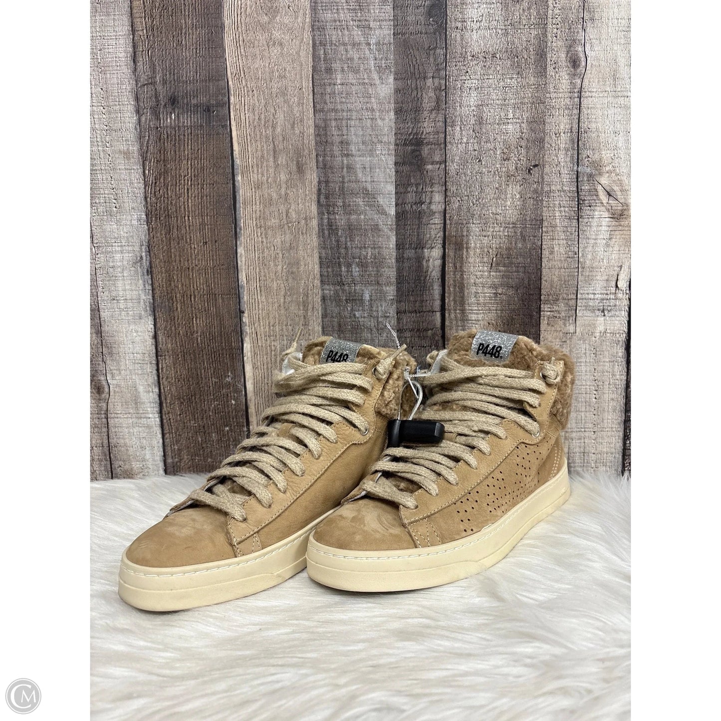 Shoes Sneakers By P448 In Brown, Size: 9